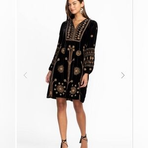 Johnny was Heidi Velvet dress